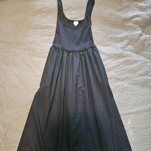 Long black ballet dress